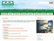 Tablet Screenshot of abracal.org.br